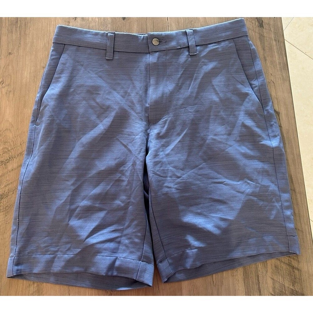 Callaway polyester golf shorts, men's Size 30 9in. inseam, blue